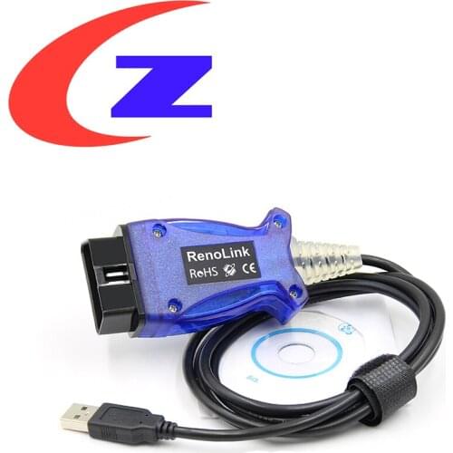 Renolink V1.52 OBD2 ECU Programmer For Renault Airbag Reset Tool OBD OBD2 Car Diagnostic Auto Tool ECM OBD Key Programmer