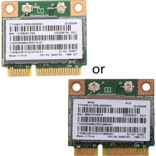 BCM943228HMB Bluetooth 4.0 Half Mini Pci-e Wireless WiFi Card For Lenovo ThinkPad E430 E130 E435 E530