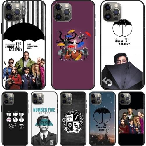 Umbrella Academy Coque Phone Fundas For iPhone 12 11 Pro Max XR XS X 7 8 Plus SE Cover Case Capa Guscio Shell