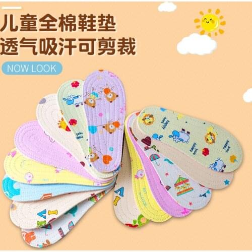 Children Orthopedic Shoe Insoles Kids Orthopedic Foot Arch Support Shoes Pads Sponge Breathable Foot Care Health Insole