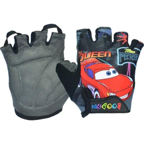 Kids' Lycra Bicycle Gloves Half-Finger Cycling Childrens Bike Gloves Boys Mountain Sports Glove Eldiven Guantes Ciclismo M-XL