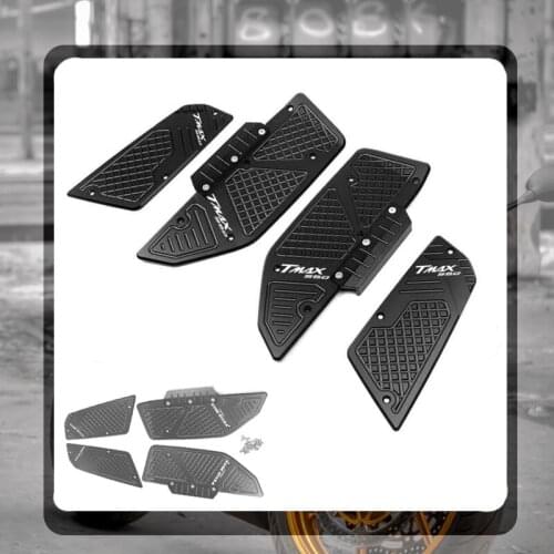 For YAMAHA TMAX 560 T TECH MAX TMAX560 TechMax 2019 2020 Motorcycle Modified CNC Footboard Steps Footrest Pedal Foot Plate