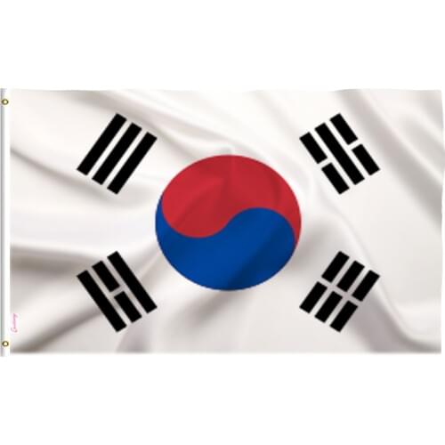 South Korea Flag Polyester the Korean National Banner 90*150 CM Republic of Korea Flag Banner Indoor Outdoor Home