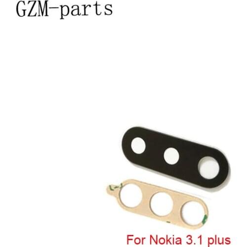 GZM-parts 3pcs/lot Rear Back Camera Glass Lens Cover For Nokia 5 6 6.2 5.1 6.1 3.1 plus With Adhesive Sticker Replacement Parts