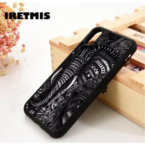 Iretmis 5 5S SE 6 6S Silicone phone case cover for iPhone 7 8 plus X Xs 11 Pro Max XR Elephant zoo lion monkey african animal