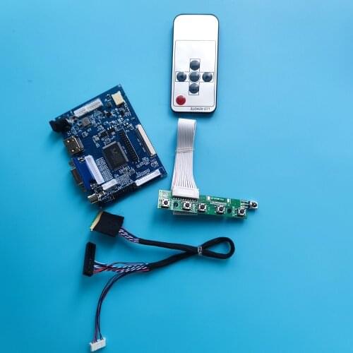 Kit for 1366*768 60Hz 40Pin 14" LP140WH4/LP140WH8/LP140WHU Controller board VGA AV LCD monitor WLED LVDS HDMI-compatible