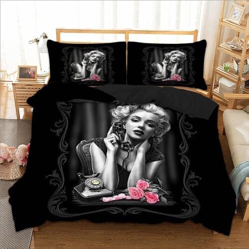 Sexy Girl Duvet Cover Set 3D Gothic Queen King Size Bedding Set Single Double Bed Linen Twin Full Adult Quilt Cover Pillow cases