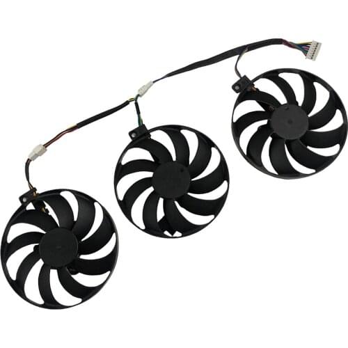 PLD09210S12H 7Pin RTX2080 RTX2080Ti GPU Cooler Fans For ASUS ROG STRIX RTX 2080 Ti GAMING Cards Replacement