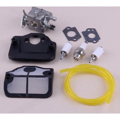 LETAOSK 8pcs/kit Carburetor Fuel line Air Filter Gasket Tube Up Kit Fit for Poulan 2200 2500 2600 2750 2775 2900 Wt-657