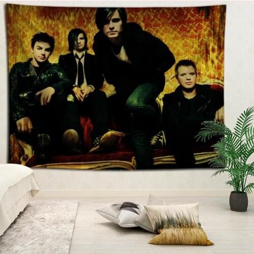 Hot Selling Custom 30 Seconds To Mars Wall Tapestry Home Decorations Wall Hanging Tapestries For Living Room Bedroom More size