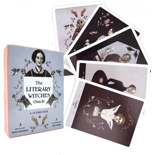 The Literary Witches Oracle Tarot Cards English Version Tarot Deck For Family Home Fun Playing Card Game Board Games Gift