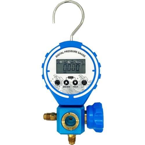 Pressure Gauge Manifold Refrigeration Digital Vacuum Pressure Tester Meter HVAC Temperature Tester Freon Pressure digital