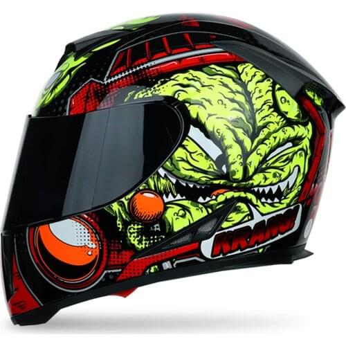 Motorbike Cruiser Touring helmets motorcycle Scooter Street snow bike Helmet full face Double mirror sun protection helmets