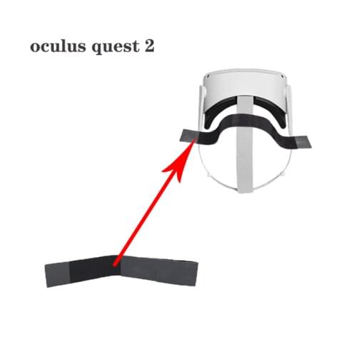 Non-slip Quest2 VR Helmet Pressure-relieving Adjustable Headband for Oculus Quest 2 VR Gaming Headset Strap Fixing Accessories