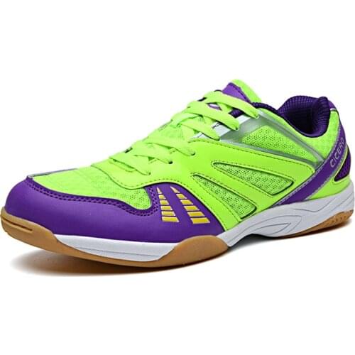 2020 New Men White Blue Badminton Shoes Women Air mesh Anti-Slippery Training Professional Sneakers Male Sport Badminton Shoes