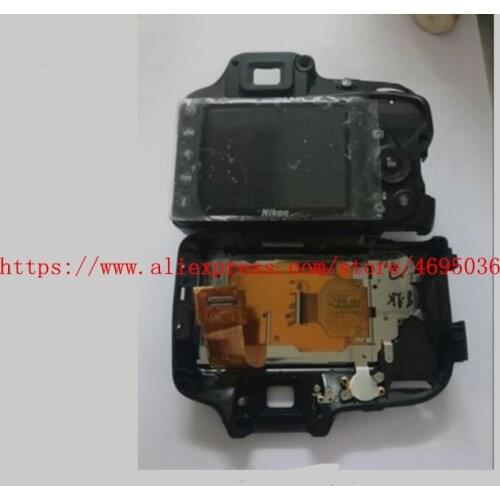 95%New camera cover For Nikon D3400 Rear Back Cover With LCD Replacement Repair Part