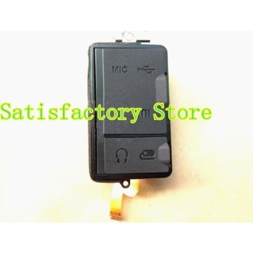 Original For Nikon D7500 Camera Side USB GPS HDMI MIC Rubber Cover Case Door Lid Cap