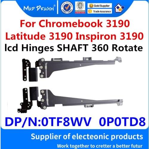 New Laptop lcd SCREEN lcd Hinges SHAFT 360 Rotate for Dell Chromebook 3190 Latitude 3190 Inspiron 3190 TF8WV 0TF8WV P0TD8 0P0TD8