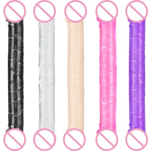 U Double Big Long Dildo Toys for Adults Woman Vagina Anal Plug Lesbian Sex Toys Realistic Dildo Sex Toy Women Masturbator