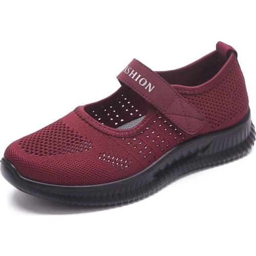 Spring Red Women High Quality Shoes Casual Sneakers Female Soft Flat for Lady Lightweight Breathable Zapatos De Mujer Zapatos