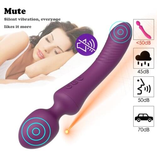 Magic Powerful AV Motor Vibrators for Women Sex Toys Dual Motor Massager Clitoris Stimulate Sex Toy Soft Dildo Vibrator Female