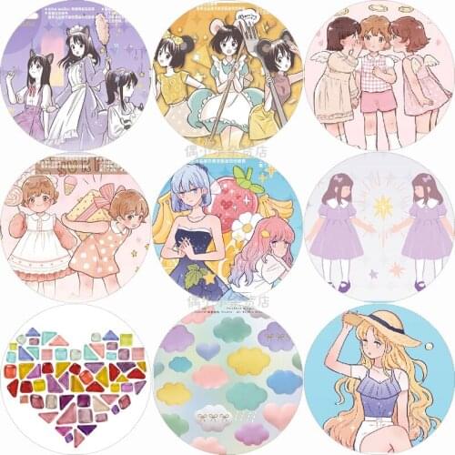 1 Loop Cute Girl Kawaii Washi Tape Collection Fruit Flavor Mojito Paradise Lavender