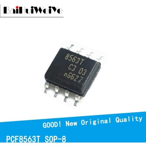 10pcs/lot 8563T Real Time Clock Chip PCF8563 PCF8563T SOP-8 original authentic SMD New Original IC Amplifier Chipset Good