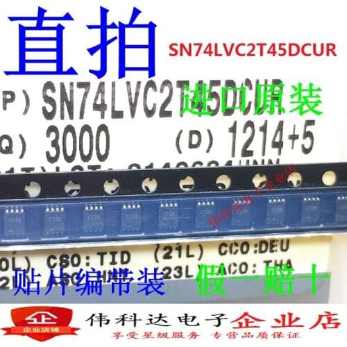 10pcs/lot Sn74lvc2t45dcurr74lvc2t45 CTV Bus Transceiver Chip Vssop +8