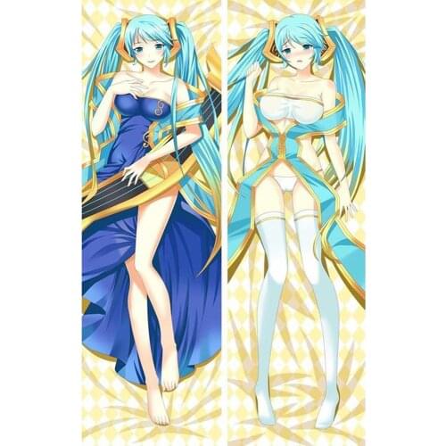 3D Double-sided Anime Game LOL League of Legends Sona Throw Otaku Dakimakura Gifts Bedding Hugging Body Pillow Case 150x50 CM