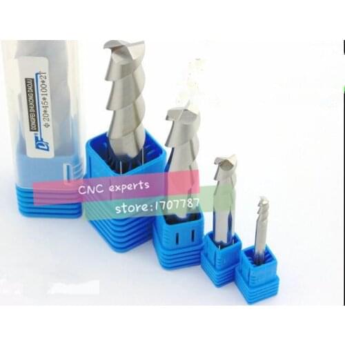 5PCS 2F-M1.0~M4.0 CNC tool tungsten alloy milling cutter special flat aluminum alloy cutter aluminum alloy milling cutter