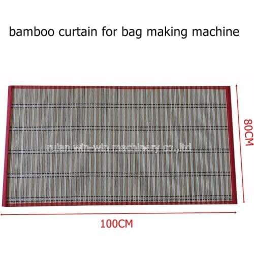6pcs small bamboo curtain use for bag making machine width 80*length100CM