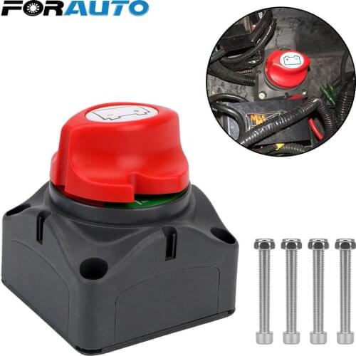 Car Accessories Disconnect Rotary Switch Cut Battery Selector Isolator For Car Auto RV Marine Boat 12V-60V 100A-300A