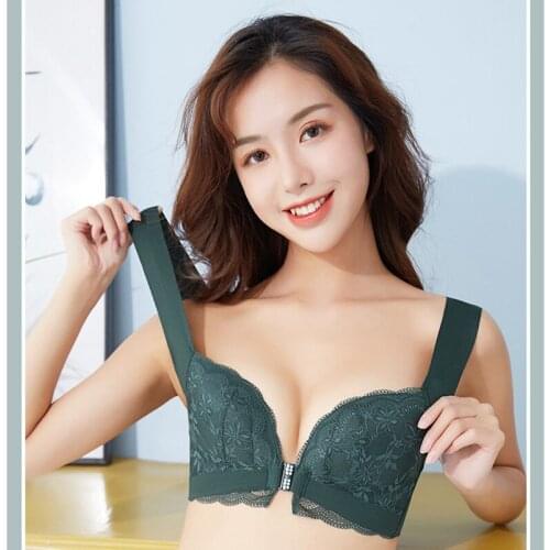 Sexy Thin Bra Front Closure Bralette Top Bras Underwear Lingerie plus size fashion Brassiere B C D E Cup lingerie