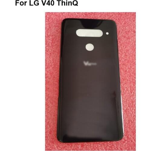For LG V40 ThinQ Back Battery Cover Rear Door Housing case Rear Glass Replace parts For LG V 40 ThinQ