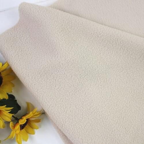 Khaki Polyester Polar Fleece Fabric anti-pilling one-side Fleece Fabric Handmade Fabric BY THE YARD FREE SHIPPING