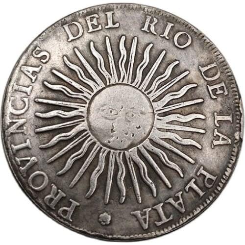 1813 Argentina Silver Dollar Commemorative Coin Collection Souvenirs Home Decoration Crafts Desktop Ornaments Gifts