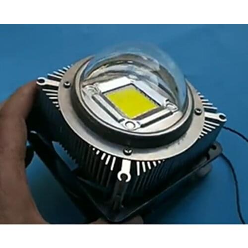 97x20mm Square LED Heatsink Radiator Aluminum 50W Heat Sink Radiator for 50W High led chip cooling work