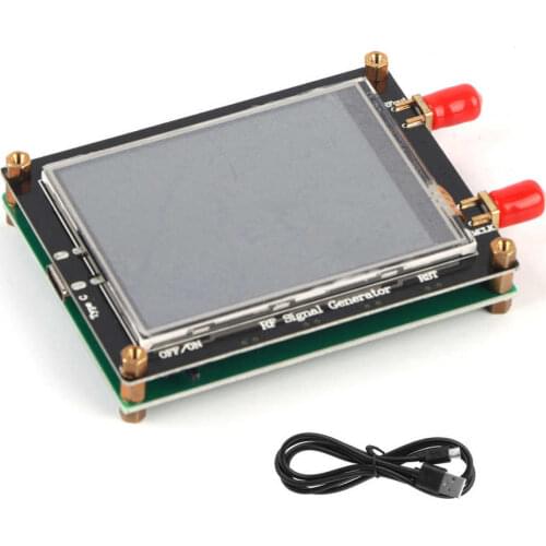 MAX2870 23.5MHz-6000MHz RF Signal Source Generator Module High Stability Low Noise LCD Display Signal Sensor Meter Tester Board
