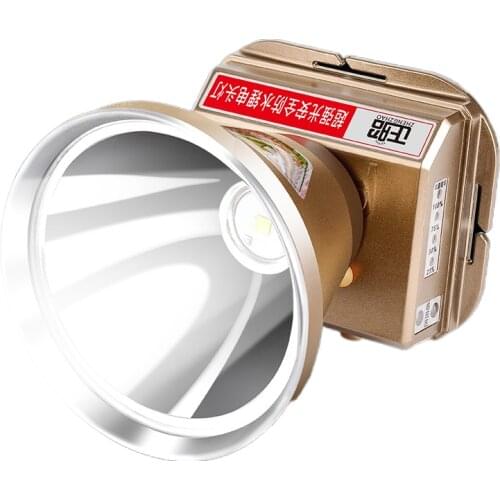 The head-mounted headlight glare rechargeable flashlight bright dedicated fishing hunting induction led hernia