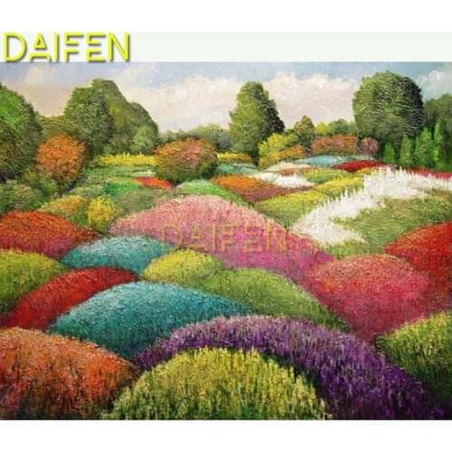 Full Round Diamond embroidery Cross stitch Full Square Diamond mosaic Colorful field farm tree 5D DIY Diamond painting