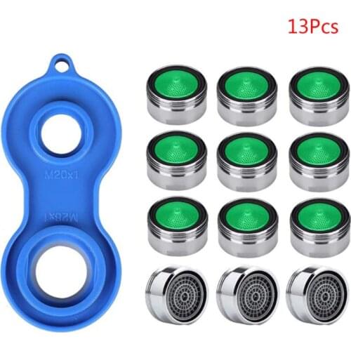 1Set Water Saving Aerator Faucet Aerator Wrench Jet Regulators Filter Spare Parts for Kitchen Bathroom Water Tap Kits