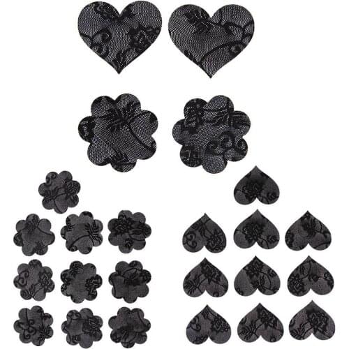 20Pcs Women Invisible Sexy Lace Breast Lift Tape Overlays on Bra Nipple Stickers Chest Stickers Bra Nipple Covers Accessories