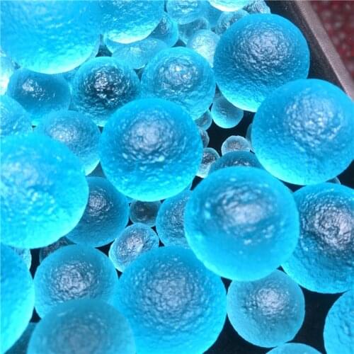 23mm!! 1Pcs Blue Moldavite Czech Meteorite Impact Glass Bead Rough Stone Crystal Energy Stone