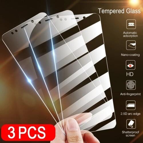 3Pcs Tempered Glass For Samsung Galaxy A50 A51 A01 A71 A81 S20 FE Screen Protector For Samsung A10 A20 A30 A40 A60 A70 M31 Glass
