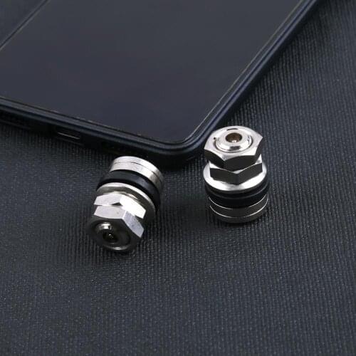 4pcs Stealth Flush Mount Car Wheel Tyre Hidden Valve Stems+Cap Set