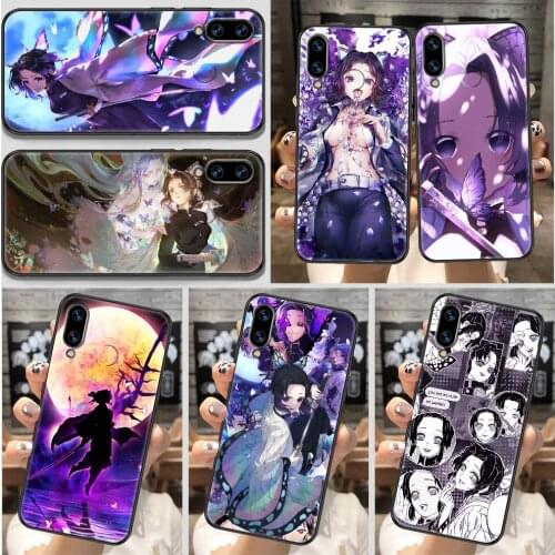 Demon Slayer Kochou Shinobu Phone Case For Huawei Honor 6A 7A 7C 8A 8X 8 9 9X 10 10i 20 Lite Pro black 3D bumper trend prime
