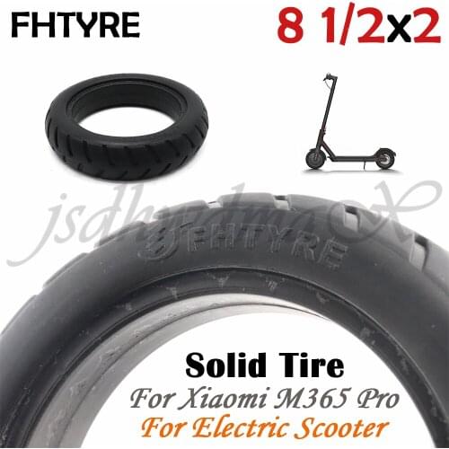FHTYRE Electric Scooter Universal Accessories For Xiaomi M365 Upgraded Thicken Durable Tire 8.5x2 Anti Slip Wheel Replacement