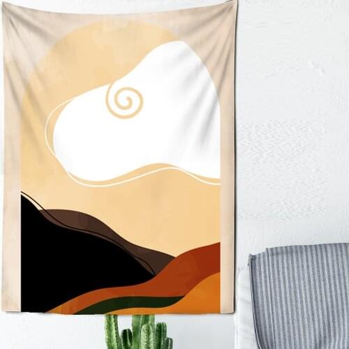 Mountain Psychedelic Tapestry Contrast Color Wall Hanging Mountain Landscape Tapestries Wall Hanging Tapestries Wall Art Blanket