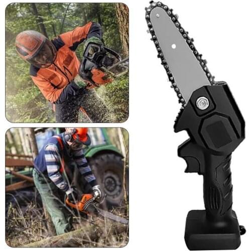 Mini Electric Saw Handheld Chain Saw Electric Cutting Saw Cordless Pruning Saw Garden Power Tools for Wood Cutter Garden Tree