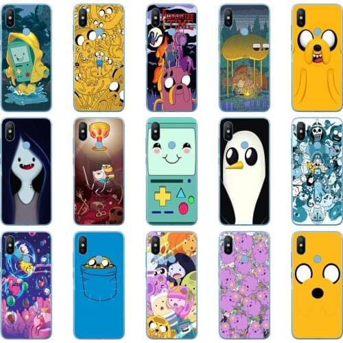 02 adventure time cute Beemo BMO Jake Finn Lumpy Soft Silicone Cover Case for Xiaomi Redmi 6 6a mi 8 a2 lite note 5 6 pro 7 case